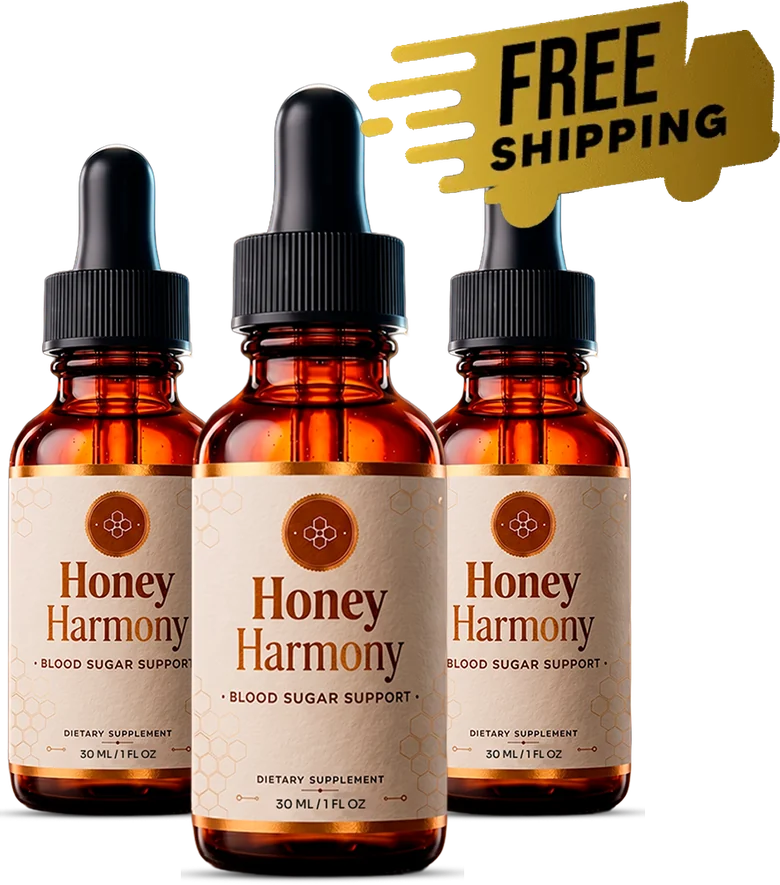 HoneyHarmony 3 Bottles package